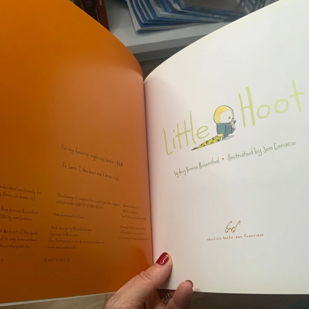“Little Hoot” By Amy Krouse Rosenthal